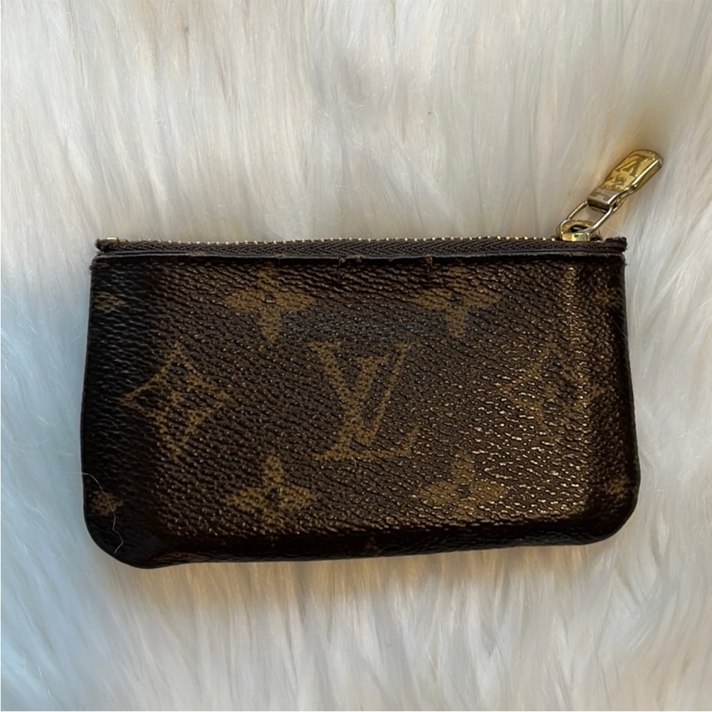 Louis Vuitton Brown and Gold Monogram Clutch